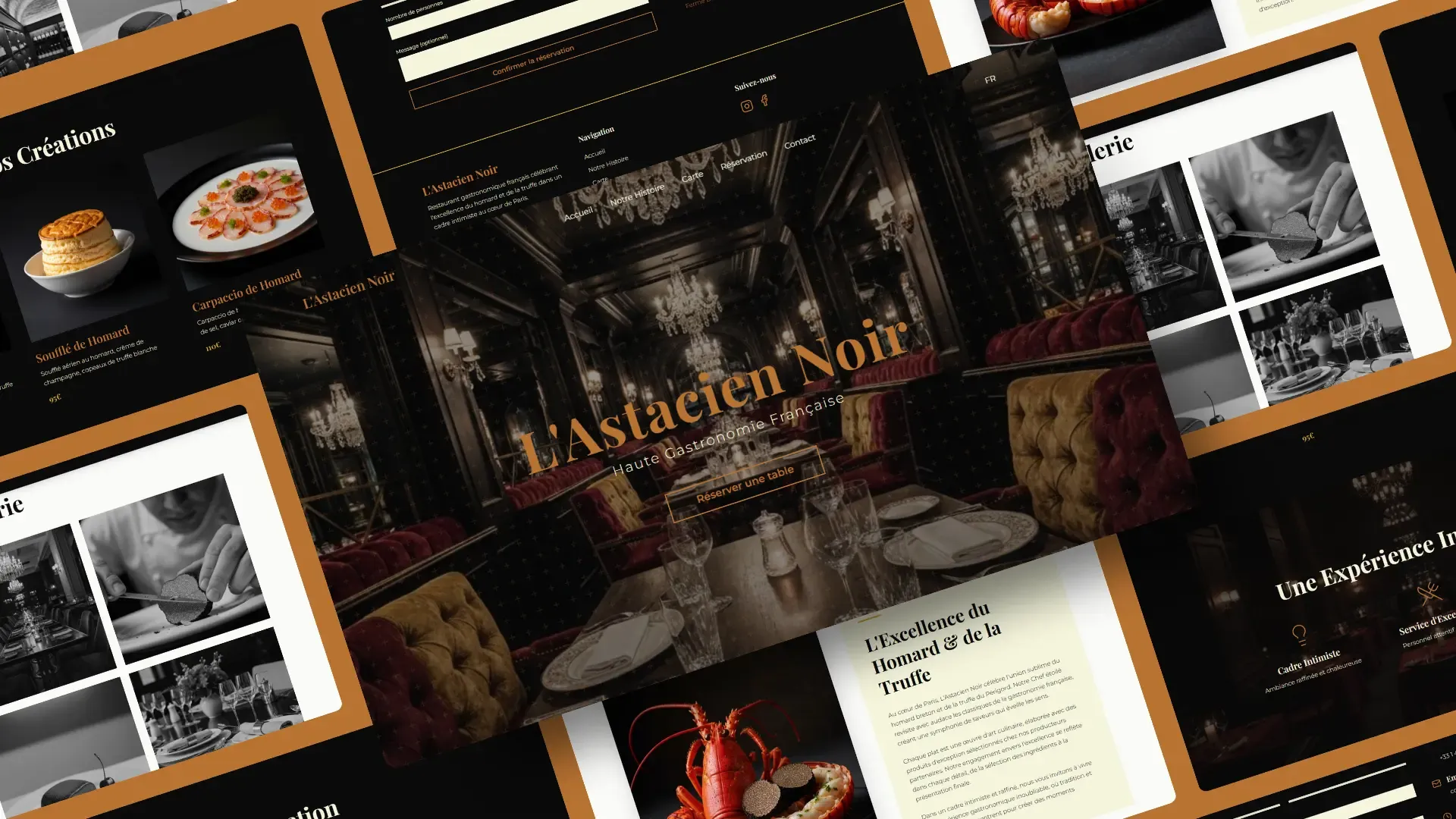 Image d'illustration pour le site du restaurant L'astacien noir