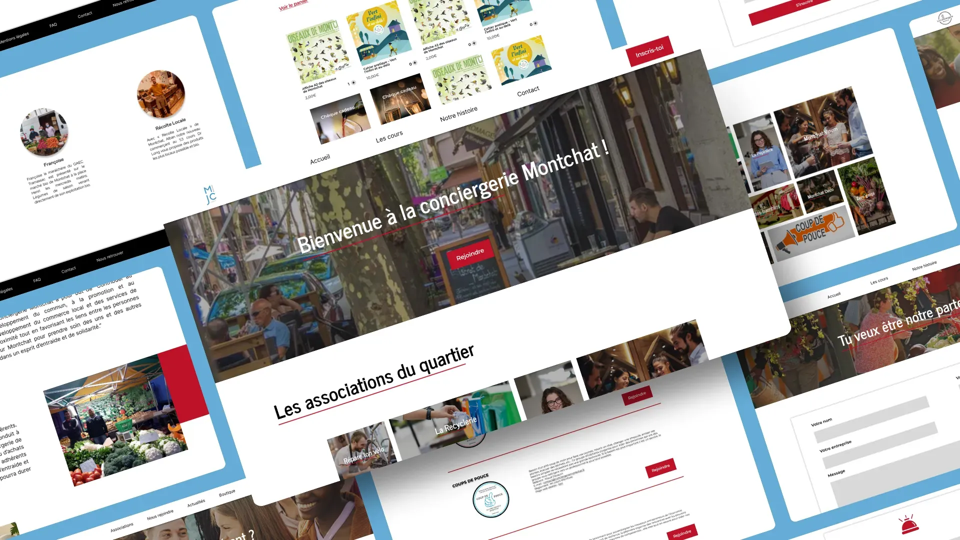 Image d'illustration pour le site vitrine de la conciergerie Montchat, projet mené par l'agence web Bracket Corp